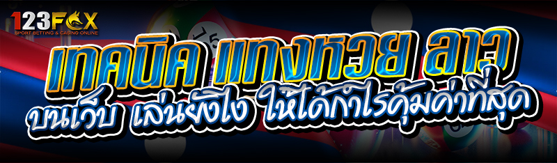 เทคนิค แทงหวย ลาว บนเว็บ เล่นยังไง ให้ได้กำไรคุ้มค่าที่สุด