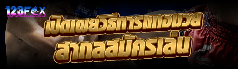 เปิดเผยวิธีการแทงมวยสากลสมัครเล่น