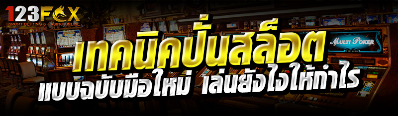 เทคนิคปั่นสล็อต แบบฉบับมือใหม่ เล่นยังไงให้กำไร