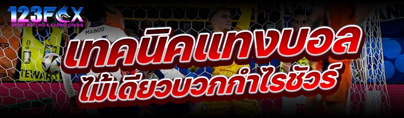 เทคนิคแทงบอลไม้เดียวบวกกำไรชัวร์