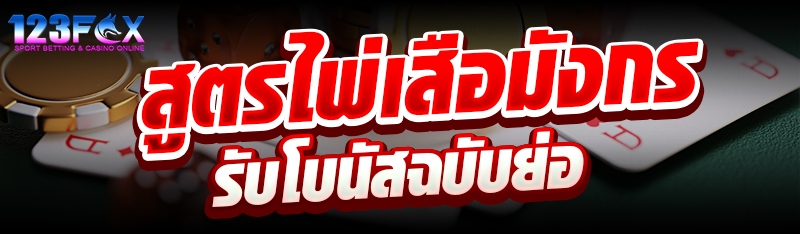 สูตรไพ่เสือมังกรรับโบนัสฉบับย่อ